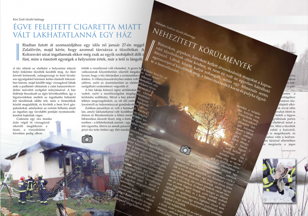 február magazin illusztráció