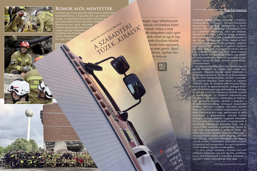 június magazin illusztráció